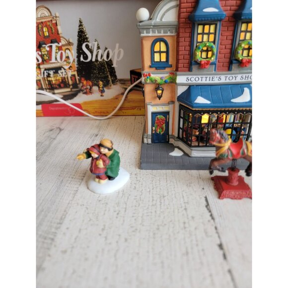 Dept 56 58871 Scottie's toy shop Village accessory Xmas - Picture 5 of 12
